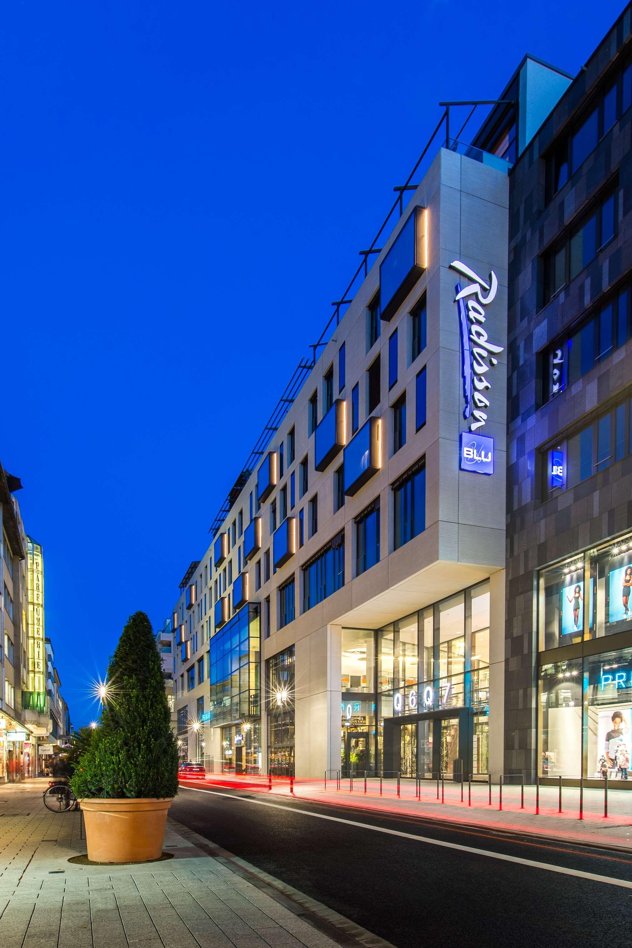 Radisson Blu Hotel, Mannheim Exterior foto